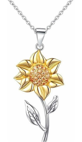 Collar Girasol Oro | MercadoLibre ?