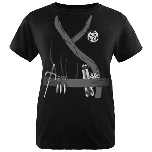 Halloween Ninja Assassin Traje De Mujer Camiseta