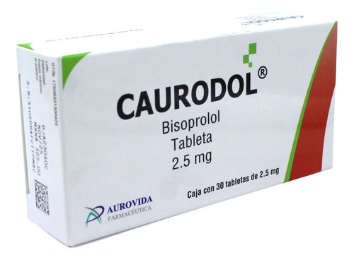 Caurodol Bisoprosol 2.5 Mg Con 30 Tabletas - 2 Pack