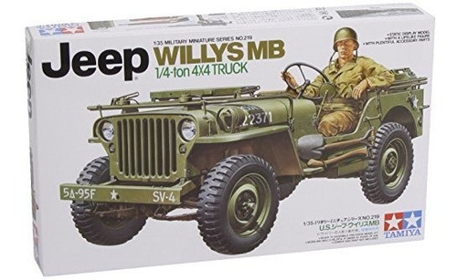 Kit Modelo Jeep Willys Tamiya 1/4 Ton 4x4 - Para Todas Las