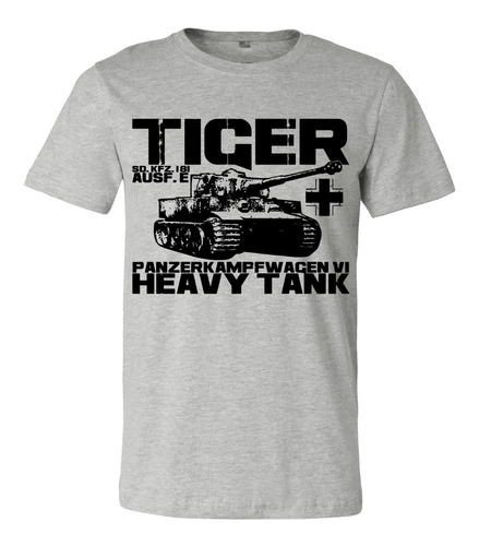 Playera Panzer Tiger I German Ww2 Tanque Pesado Guerra M1575