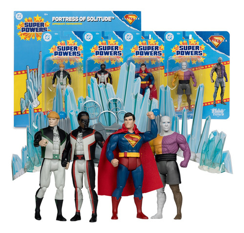 Dc Super Powers Superman Movie Bundle & Fortress Of Solitude