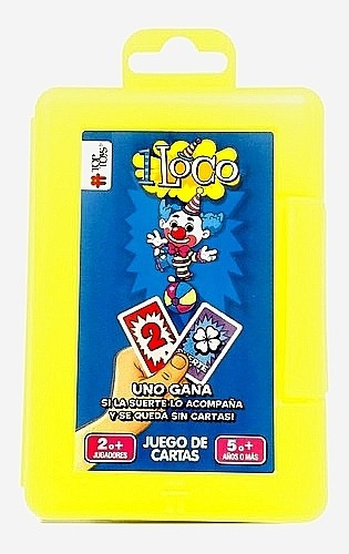 Juego De Mesa 1 Loco Símil Uno Cartas Original Top Toys