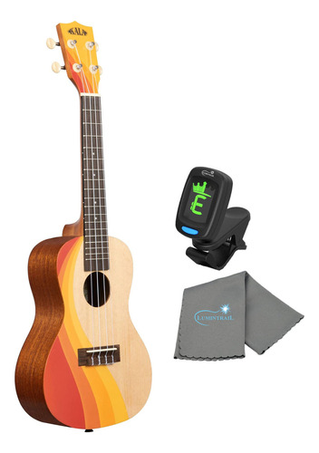 Kala Brand Music Swell Concert Ukelele Surf Series Collecti. Color Claro