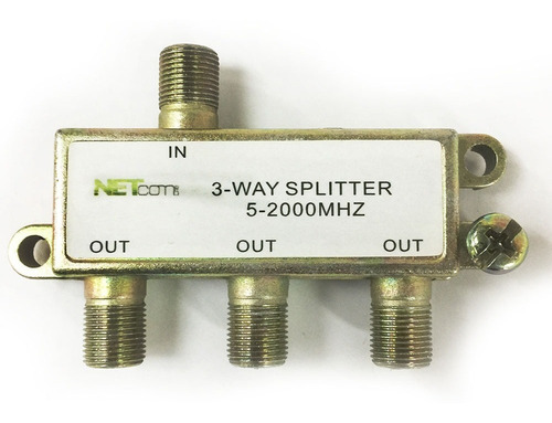 Splitter Coaxial 3 Vías 5-2000mhz