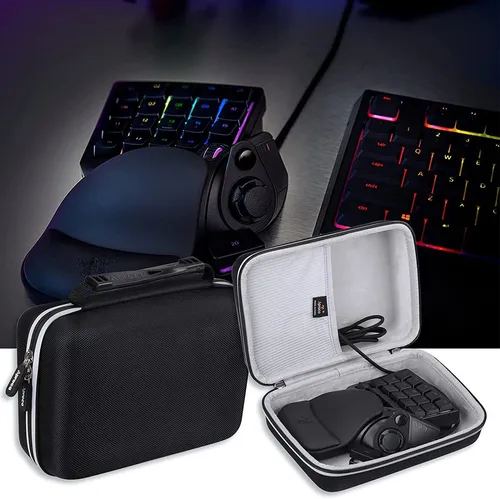 Funda Rigida Negra Con Cierre Para Razer Tartarus V2 Gaming
