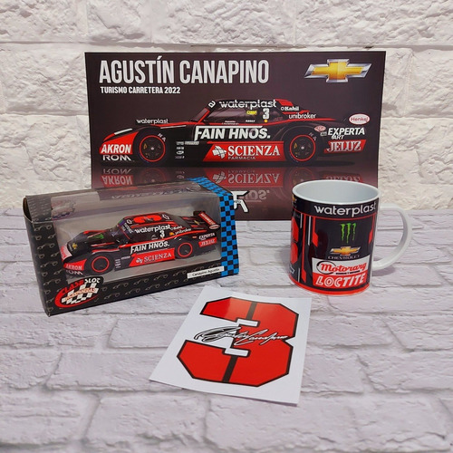 Combo Agustín Canapino Tc 2022 Poster Taza Maqueta Calco