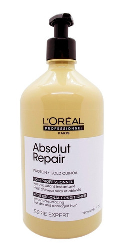 Imagen 1 de 5 de Acondicionador Absolut Repair Serie Expert L'Oréal Professionnel de 750mL