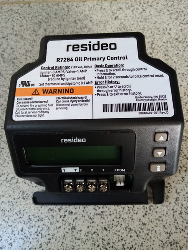 Control Para Caldera Quemador Vapor Honeywell R7284 Gasoil