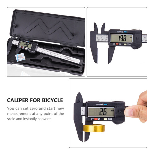1 Calibrador Vernier Con Pantalla Digital De 0 A 150 Mm, Cal