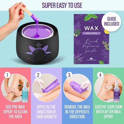 Kit De Cera Para El Hogar, Kit De Cera Para Eliminar El Cabe