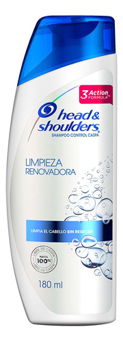 Shampoo Head & Shoulders Limpieza Renovadora en botella de 180mL por 1 unidad