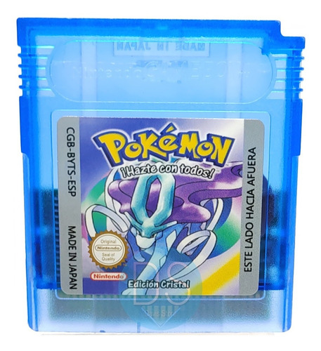 Pokemon Crystal Cristal Español Graba Game Boy Re-pro