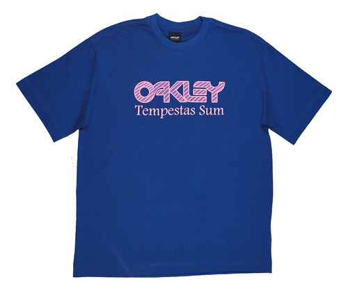 Camiseta Oakley Tempestas Sum Graphic Tee Preta Glow 