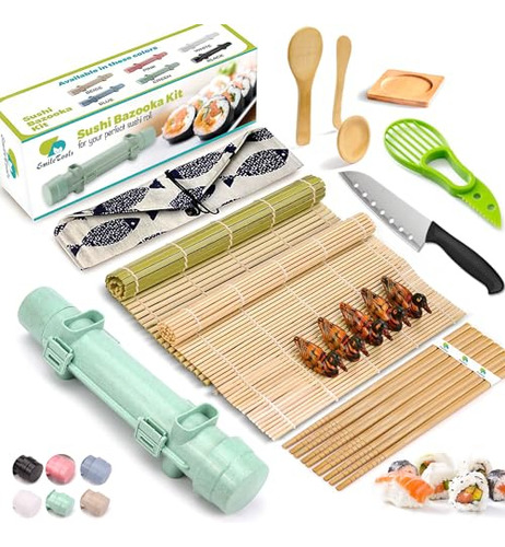 Kit Para Hacer Sushi, 22 En 1, Kit De Bazoker Para Sushi Rol