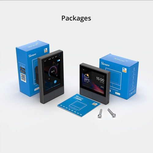 Imagen 5 de 10 de Sonoff Ns Panel Us - Pantalla De Control Hogar Inteligente