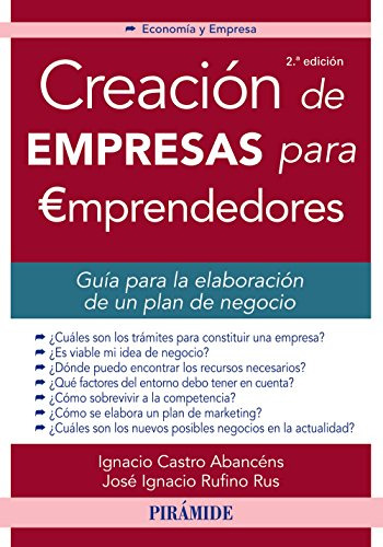 Libro Creación De Empresas Para Emprendedores De  Castro Aba
