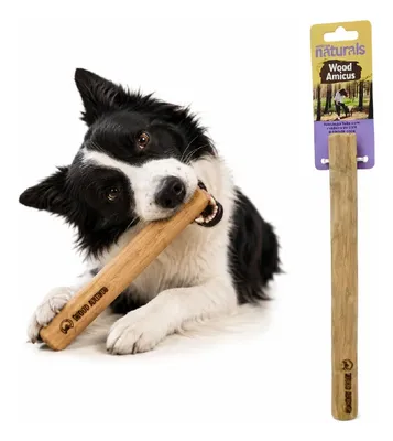 Brinquedo Wood Sustentável Rústico Grande Para Pets Marrom (madeira Natural)