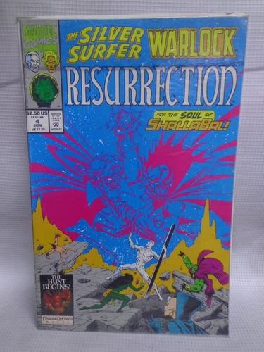 Silver Surfer Warlock Resurrection 4 Marvel Comic En Ingles