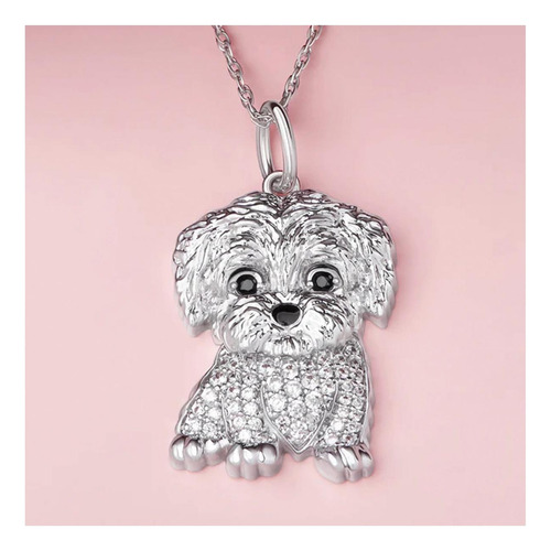 Maltese Collares , Mxdck-004, 4pzas, Maltese, Plata, Metal,
