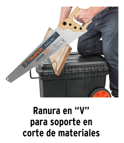 Caja Para Herramienta Con Ruedas Y Mango Telescopico, Truper