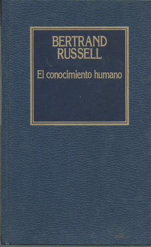 Libro,  El Conocimiento Humano De Bertrand Russell