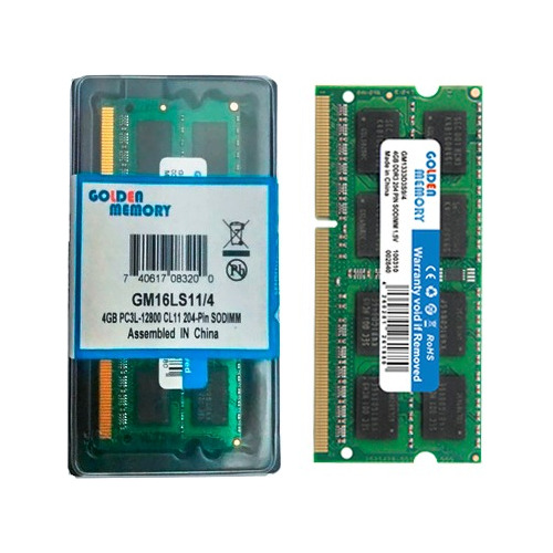 Memoria Ram Ddr3 / Ddr3l 4gb Pc3-12800 1600mhz Laptop 