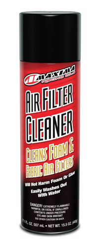 Limpia Filtro Moto Cuatri  Maxima Air Filter Cleaner 