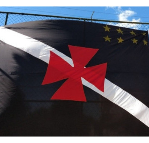 Bandeira Time Vasco Da Gama Muioto Grande 2.70 X 1,65 M Vasco Da Gama
