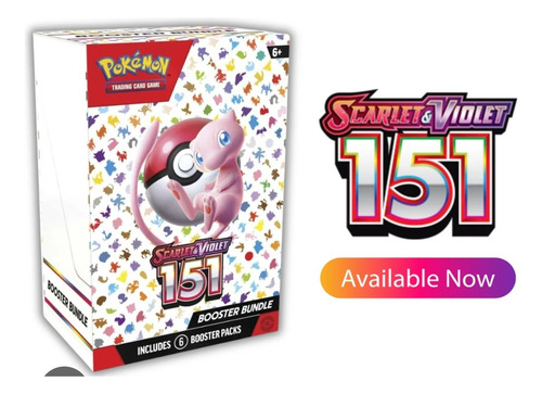 Pokemon Tcg Booster Bundle 151 Ingles Pokemon 151 Inglés (Usado)