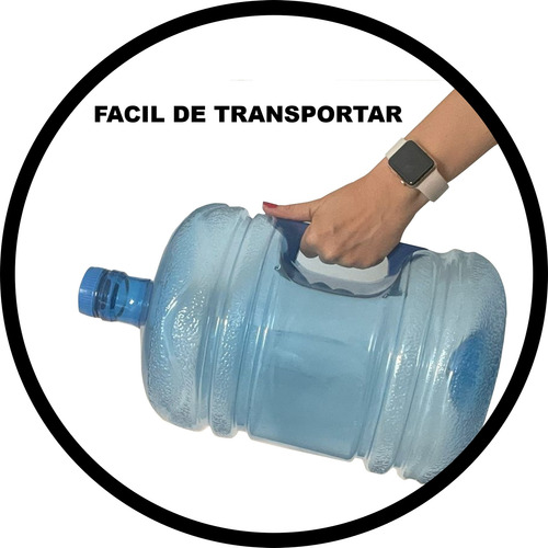 4 Botellones Garrafón Agua 11 Lts Plástico Pet Espacios Peq