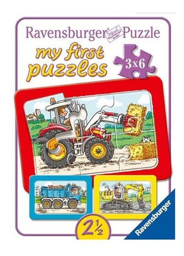 Mi Primer Puzzle - Excavadora, Tractor Y Camión