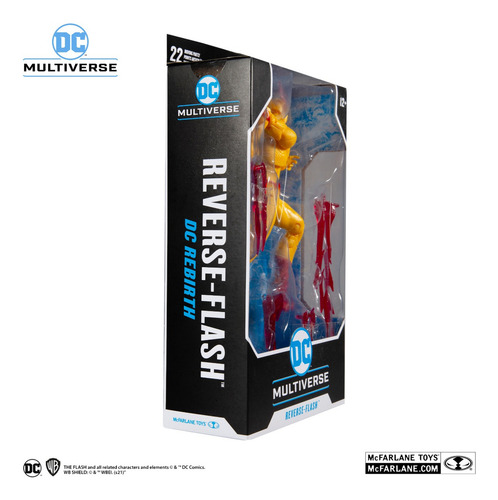 Figura De Acción Dc Multiverse Mcfarlane Toys Reverse Flash