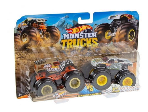 Hot Wheels Monster Trucks Hw Safari Vs Wild Streak 