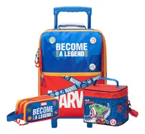 Comprar Kit Maleta Avengers Marvel Deluxe Oficio Lonchera Cartuchera