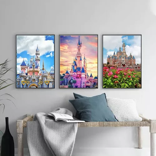 3 Set Pintura Diamante Bricolaje Disney 5d(30*40cm)