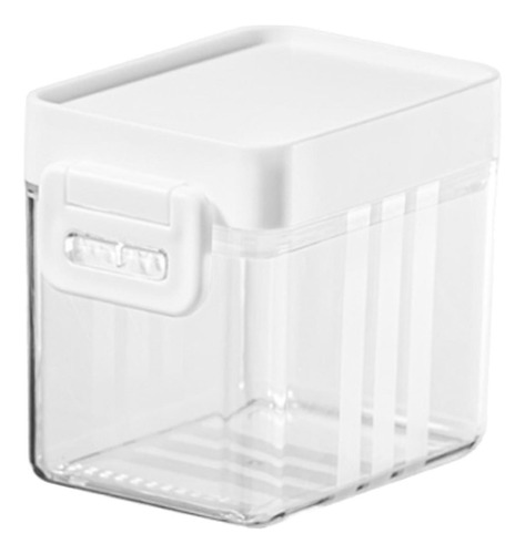 Cubo De Almacenamiento De Arroz Transparente, Reutilizable Y