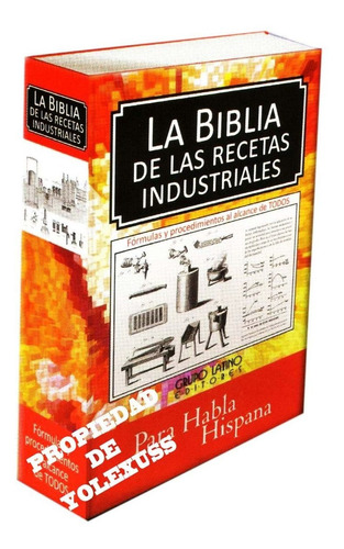 Recetario De Productos Industriales En Español