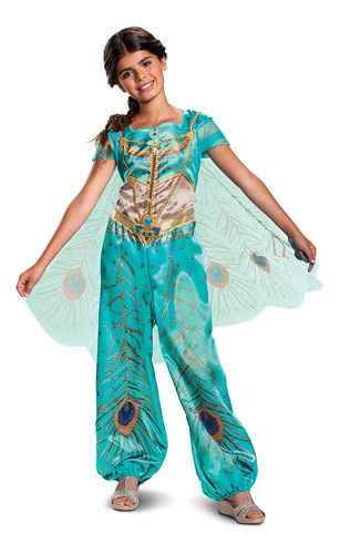 Disfraz Talla Small Para Niña De Jazmín Aladin Disney