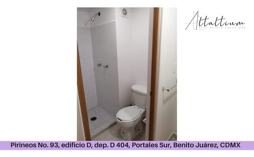 Venta Departamento Calle Pirineos No.93, Edificio D, Depto. 404-d, Portales Sur, Benito Juárez, Cdmx Pma26-di