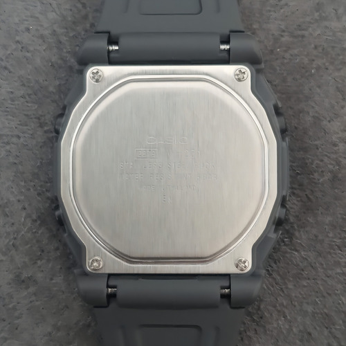Reloj digital de caucho gris Casio W-201-1bvdf para hombre