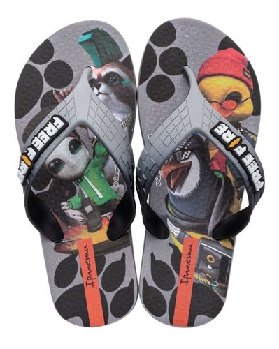 Chinelo Infantil Menino Gamer Free Fire Ipanema