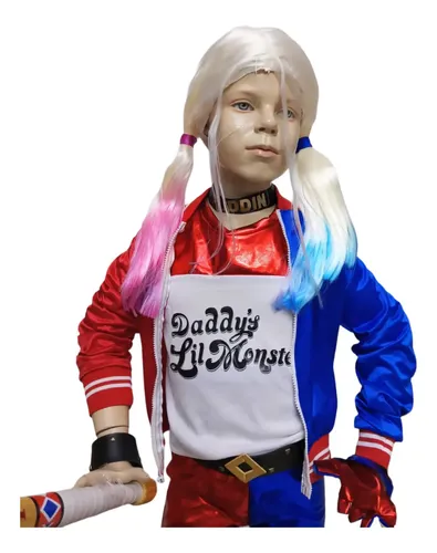 Disfraz de Harley Villana Rojo y Negro para Mujer | Comprar Online
