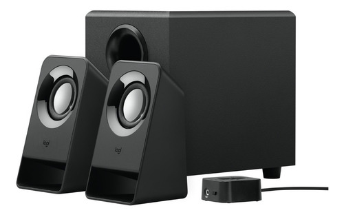 Bocinas Logitech Z213 Subwoofer 2.1 7w Rms 980-001224 Pc Mac Color Negro