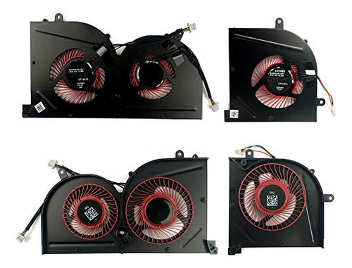 Ventilador De Refrigeración Todiys Cpu + Gpu Para Msi Gs63 G