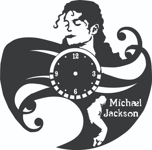 Reloj Michael Jackson En Madera