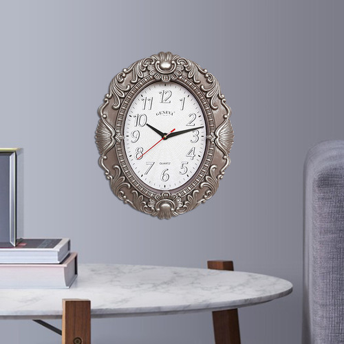Reloj De De Cristal De Moda De 14 Pulgadas, Astilla Blanca