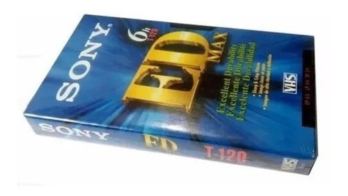 Oferta Cinta Vhs Sony Ed Max T-120 6h