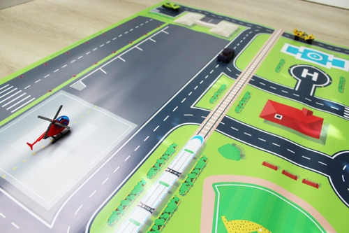 Pista Hotwheels Lona - Tamanho 147x100cm
