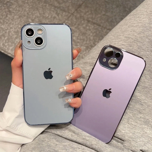 Capa Ultrafina Fosca Para iPhone Com Logotipo